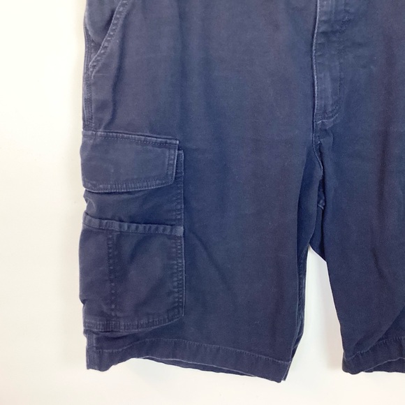Carhartt Rugged Flex Relaxed Fit Canvas Cargo Work Shorts - Navy - 38 - Picture 2 of 8